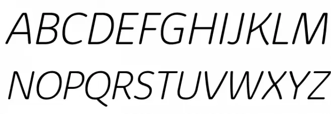 KabrioAbarth-ExtraLightItalic Polices MAJUSCULES
