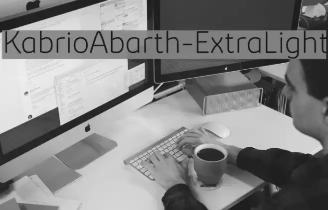 KabrioAbarth-ExtraLight Font examples
