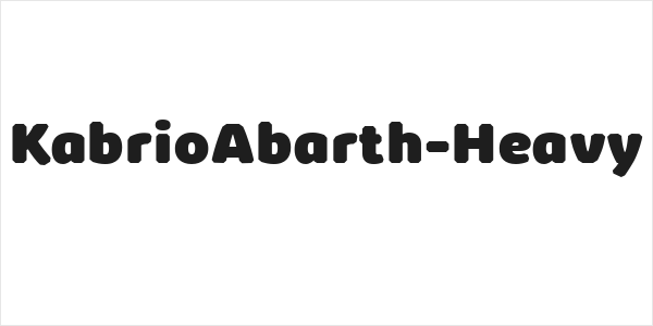 KabrioAbarth-Heavy Logo
