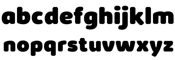 KabrioAbarth-Heavy Font LOWERCASE