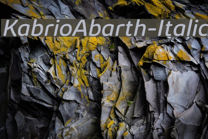 KabrioAbarth-Italic Font examples