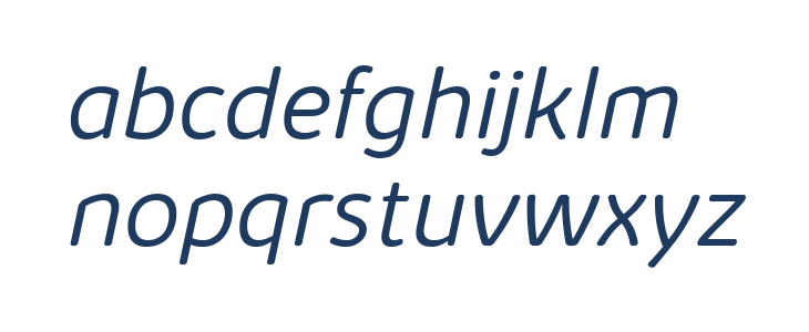 KabrioAbarth-LightItalic Lowercase