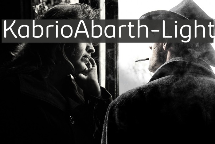 KabrioAbarth-Light Font examples