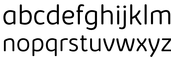 KabrioAbarth-Light Font LOWERCASE