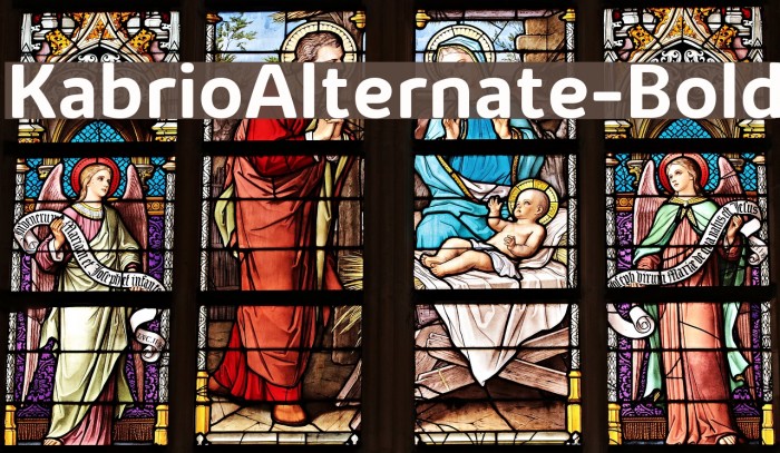 KabrioAlternate-Bold Example 1