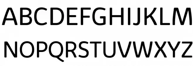KabrioAlternate-Book Schriftart Groß