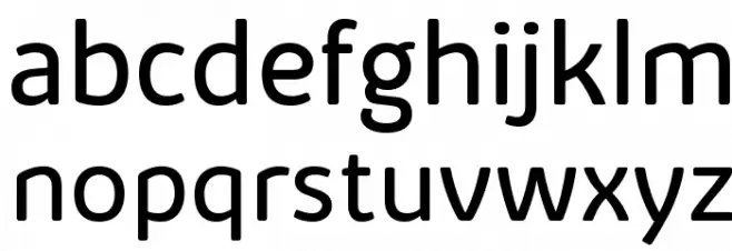 KabrioAlternate-Book Font LOWERCASE
