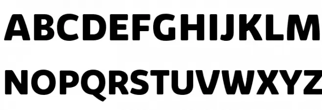 KabrioAlternate-ExtraBold フォント 大文字