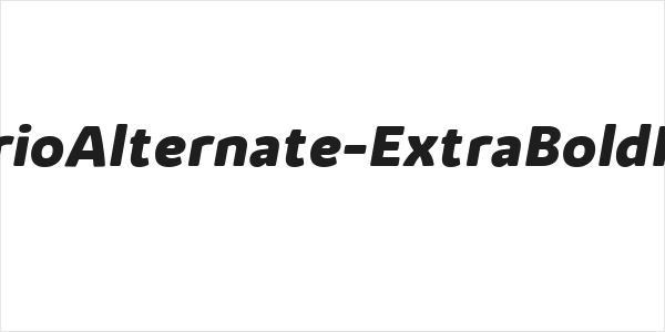 KabrioAlternate-ExtraBoldItalic Logo