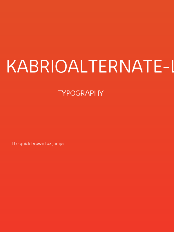 KabrioAlternate-Light Poster