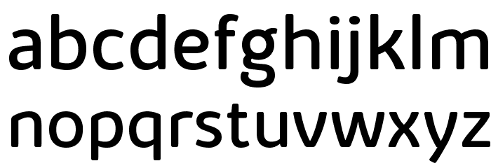 KabrioAlternate-Regular Font LOWERCASE