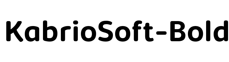 KabrioSoft-Bold  les polices de caractères gratuit tlcharger