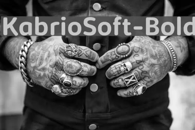 KabrioSoft-Bold Font examples