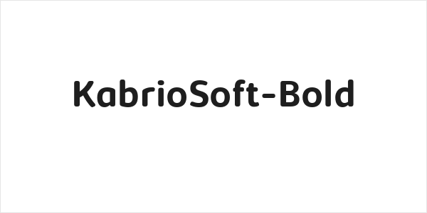 KabrioSoft-Bold Logo