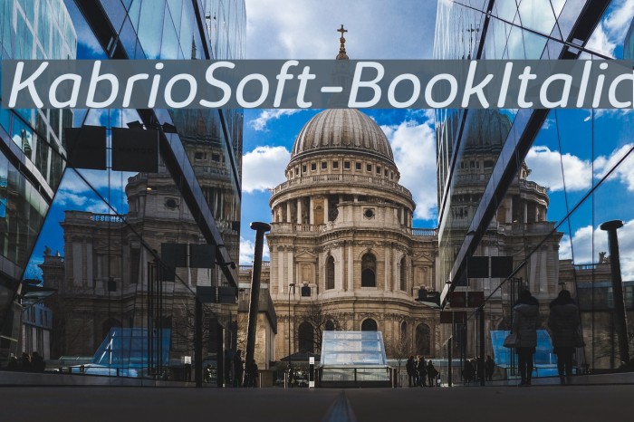 KabrioSoft-BookItalic Font examples