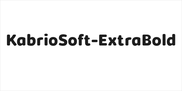 KabrioSoft-ExtraBold Logo