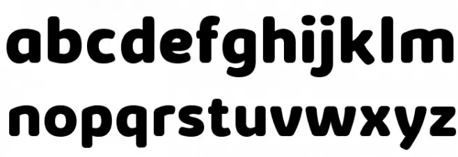 KabrioSoft-ExtraBold Font Litere mici