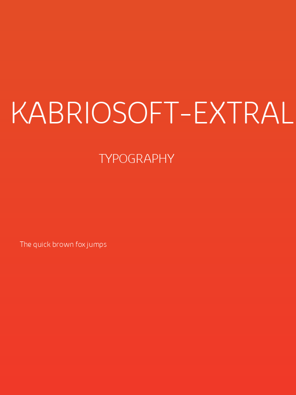 KabrioSoft-ExtraLight Poster