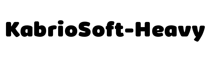 KabrioSoft-Heavy  baixar fontes gratis