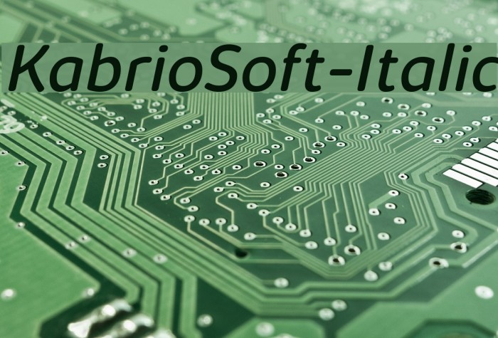 KabrioSoft-Italic Example 2