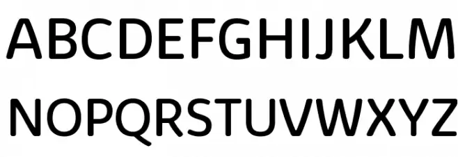 KabrioSoft-Regular Schriftart Groß