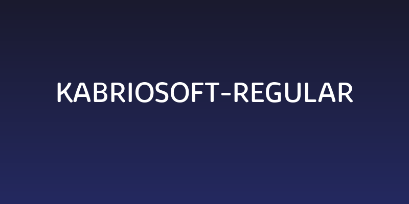 KabrioSoft-Regular Social Header