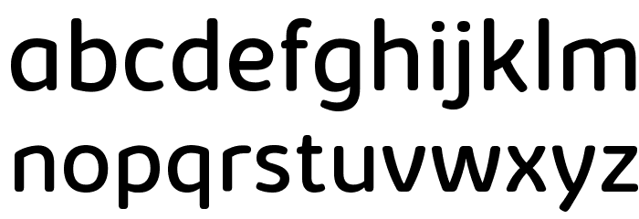 KabrioSoft-Regular Font LOWERCASE