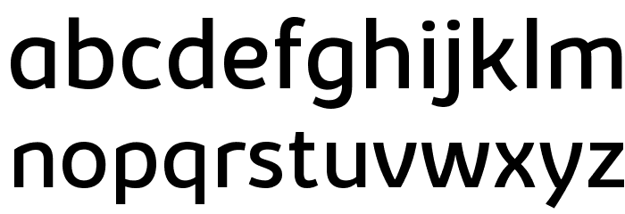 Kabrio Font LOWERCASE