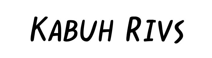 Kabuh Rivs Font