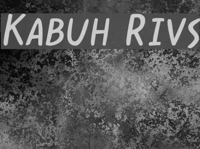 Kabuh Rivs examples