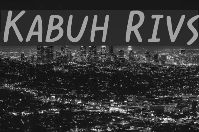 Kabuh Rivs examples
