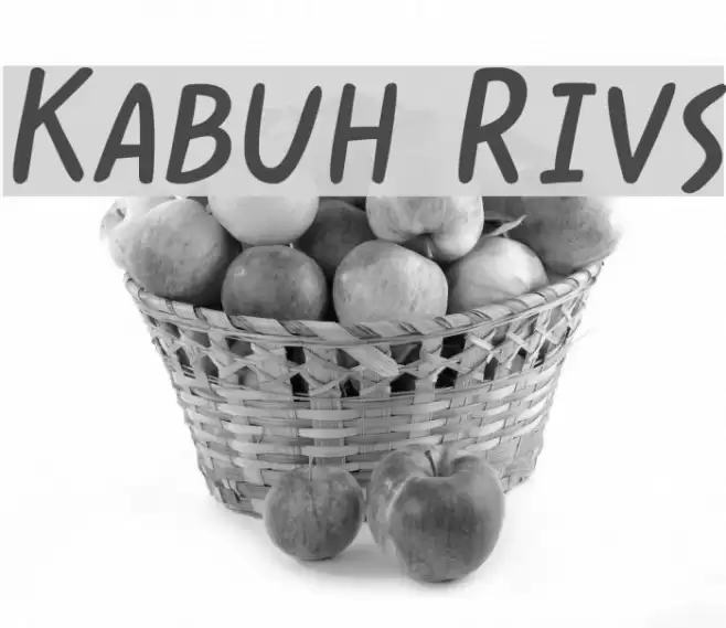 Kabuh Rivs examples