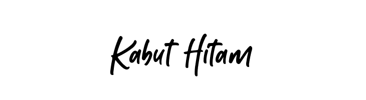Kabut Hitam  フリーフォントのダウンロード