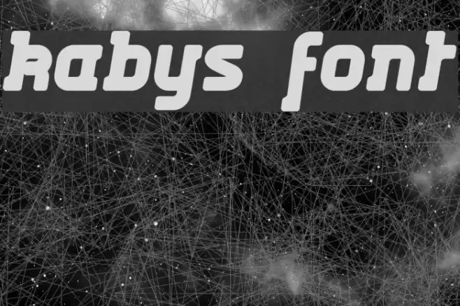 Kabys Font examples