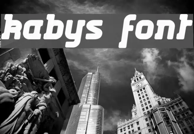 Kabys Font examples