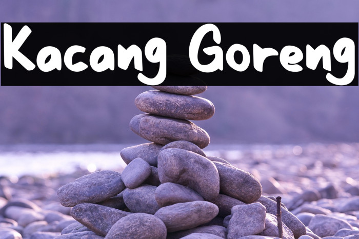 Kacang Goreng Example 1