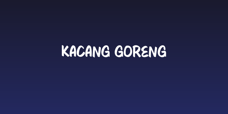 Kacang Goreng Social Header