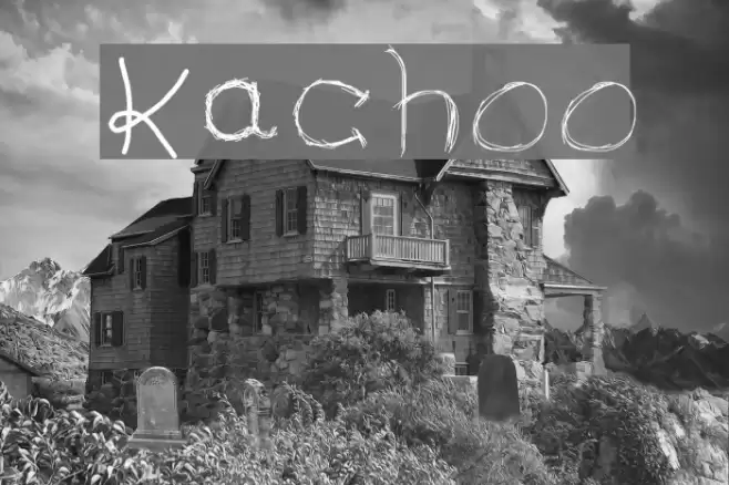 Kachoo Font examples