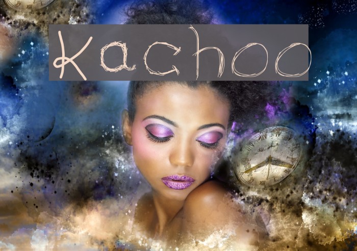 Kachoo Fonte examples