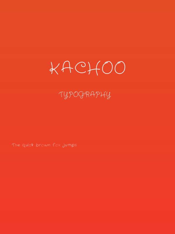 Kachoo Poster