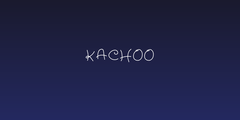 Kachoo Social Header