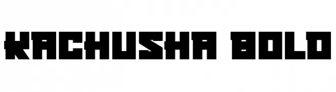 Kachusha Bold  تنزيل الخطوط