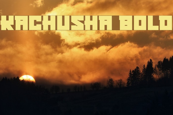 Kachusha Bold Example 1