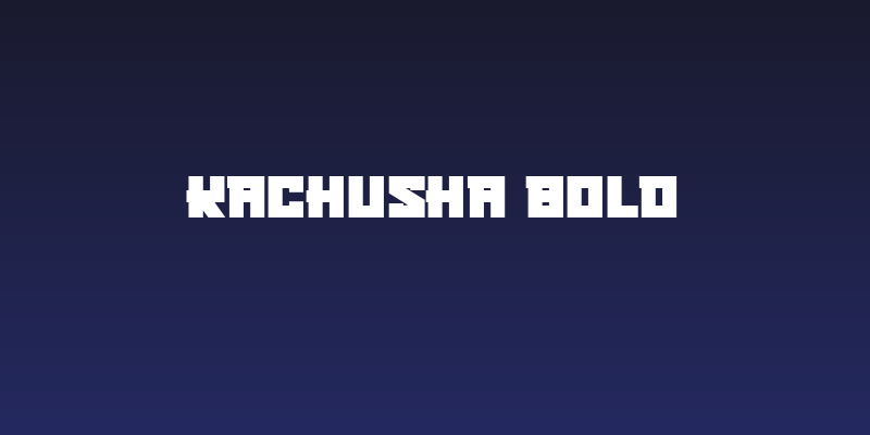 Kachusha Bold Social Header