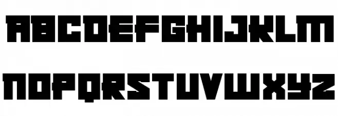 Kachusha Bold Font Litere mici