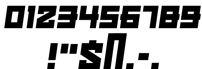 Kachusha Italic Font OTHER CHARS