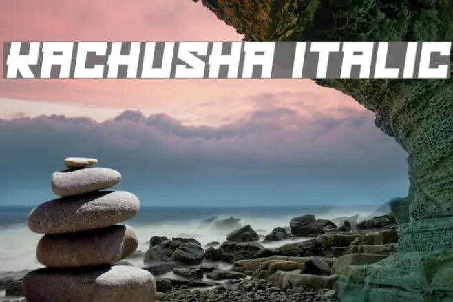 Kachusha Italic Example 1