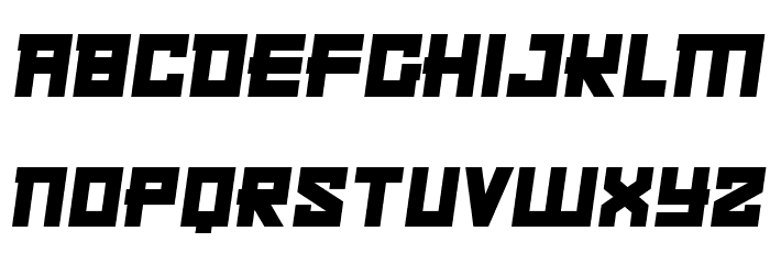 Kachusha Italic Font LOWERCASE