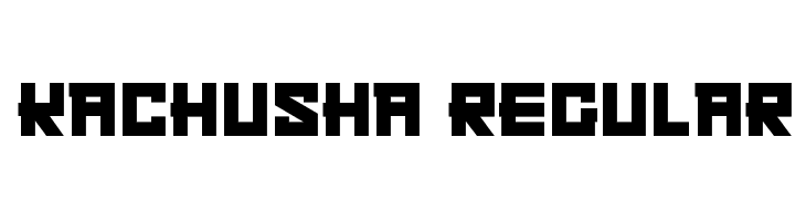 Kachusha Regular  नि: शुल्क फ़ॉन्ट्स डाउनलोड