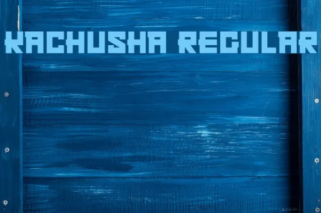 Kachusha Regular Example 2